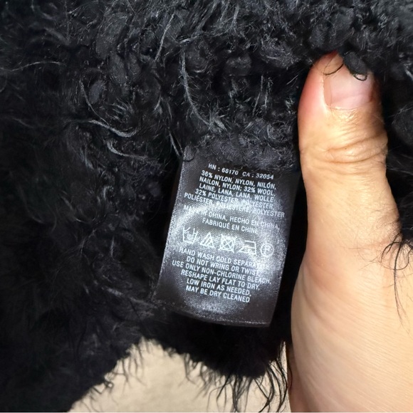 Moth by anthropologie women sz S black cardigan button down shaggy cozy - Picture 3 of 7